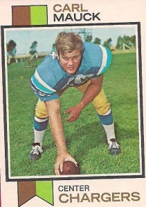 Carl Mauck - San Diego Chargers - Houston Oilers