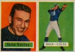 Johnny Unitas - Baltimore Colts - Hall of Fame - HOF - Quarterback