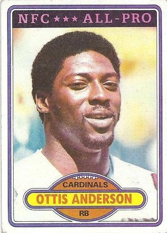 Otis Anderson - Chicago Cardinals - Arizona Cardinals - St. Louis Cardinals - Phoenix Cardinals